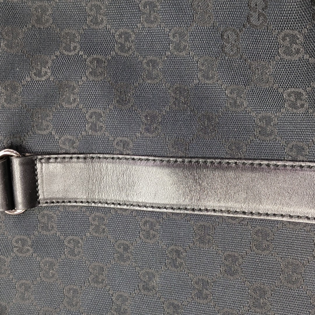 Monogram Canvas Top Handle Bag Black