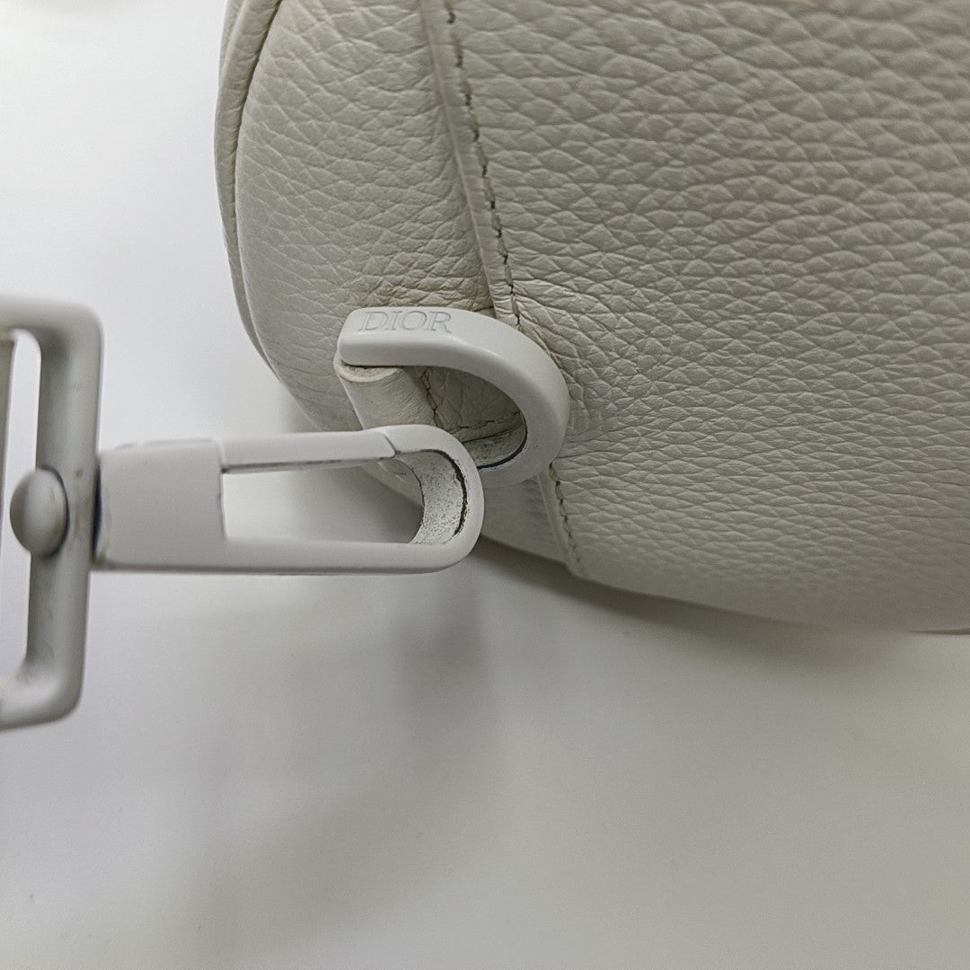 Calfskin Shoulder Bag White