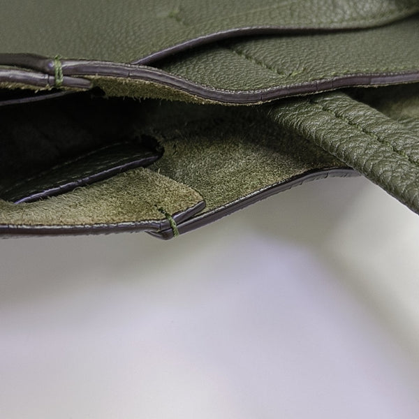 CABAS PHANTOM Small Calfskin Green