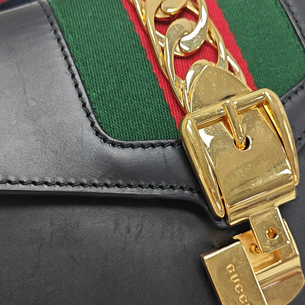 Sylvie Mini Calfskin Black