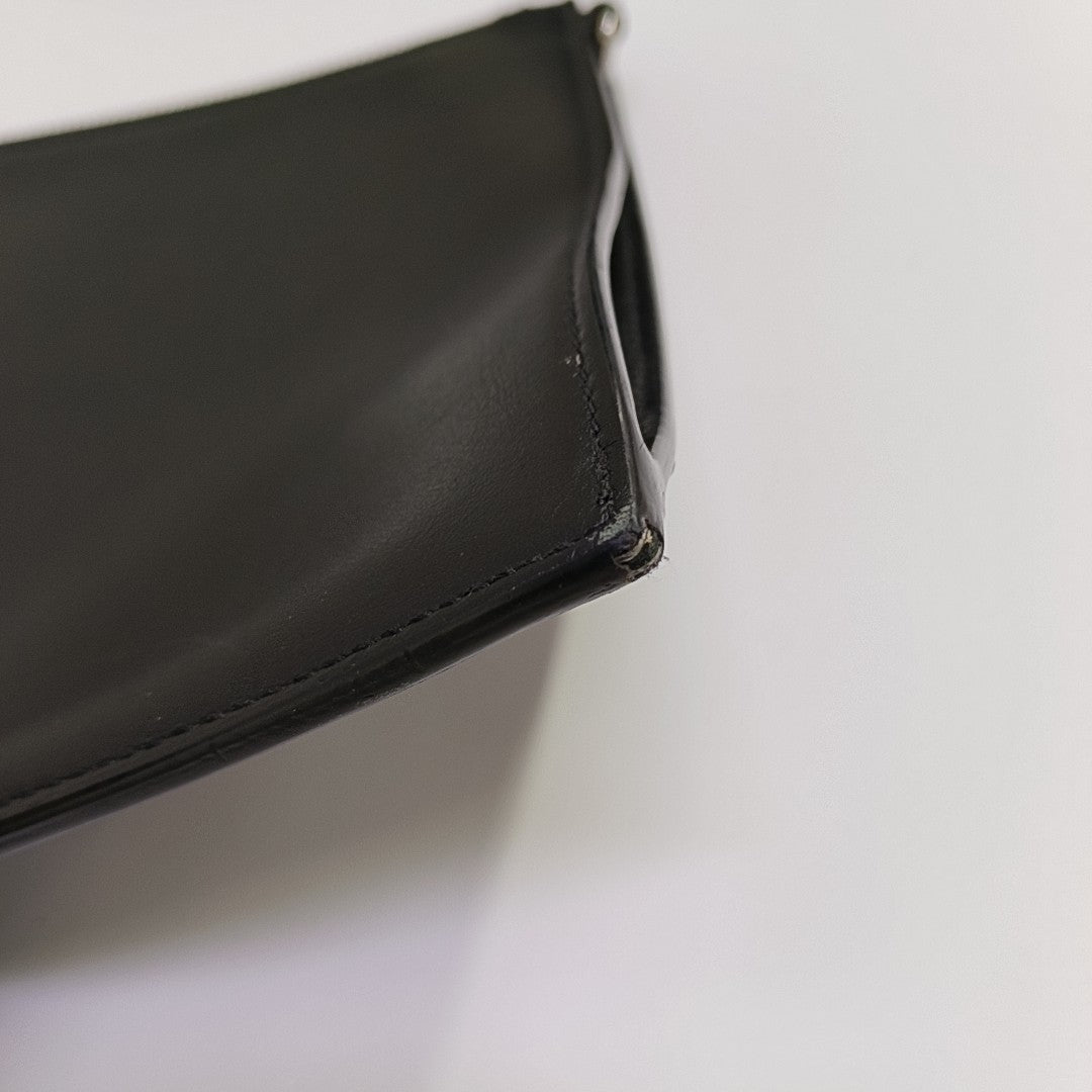 Calfskin Clutch Black
