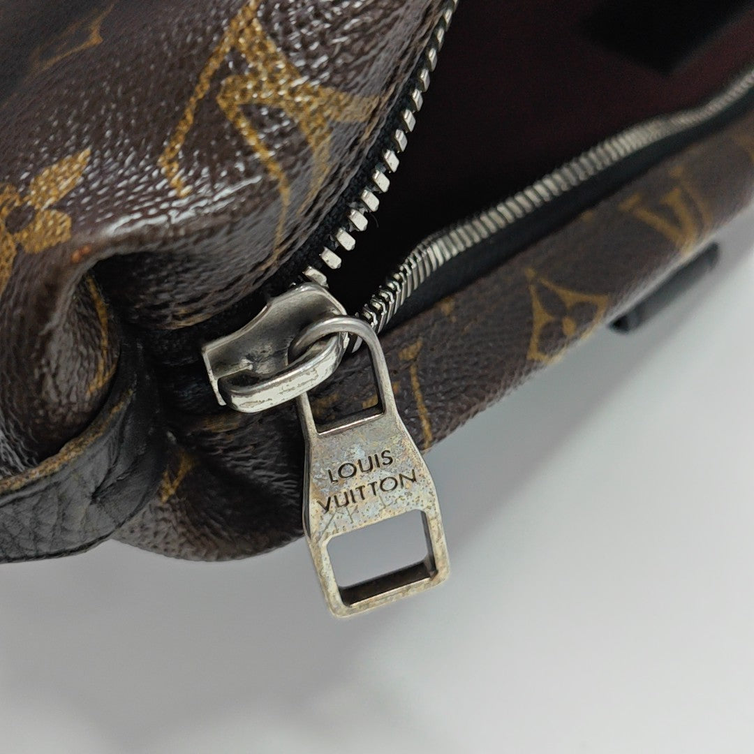 KITAN Monogram Coated Canvas Brown