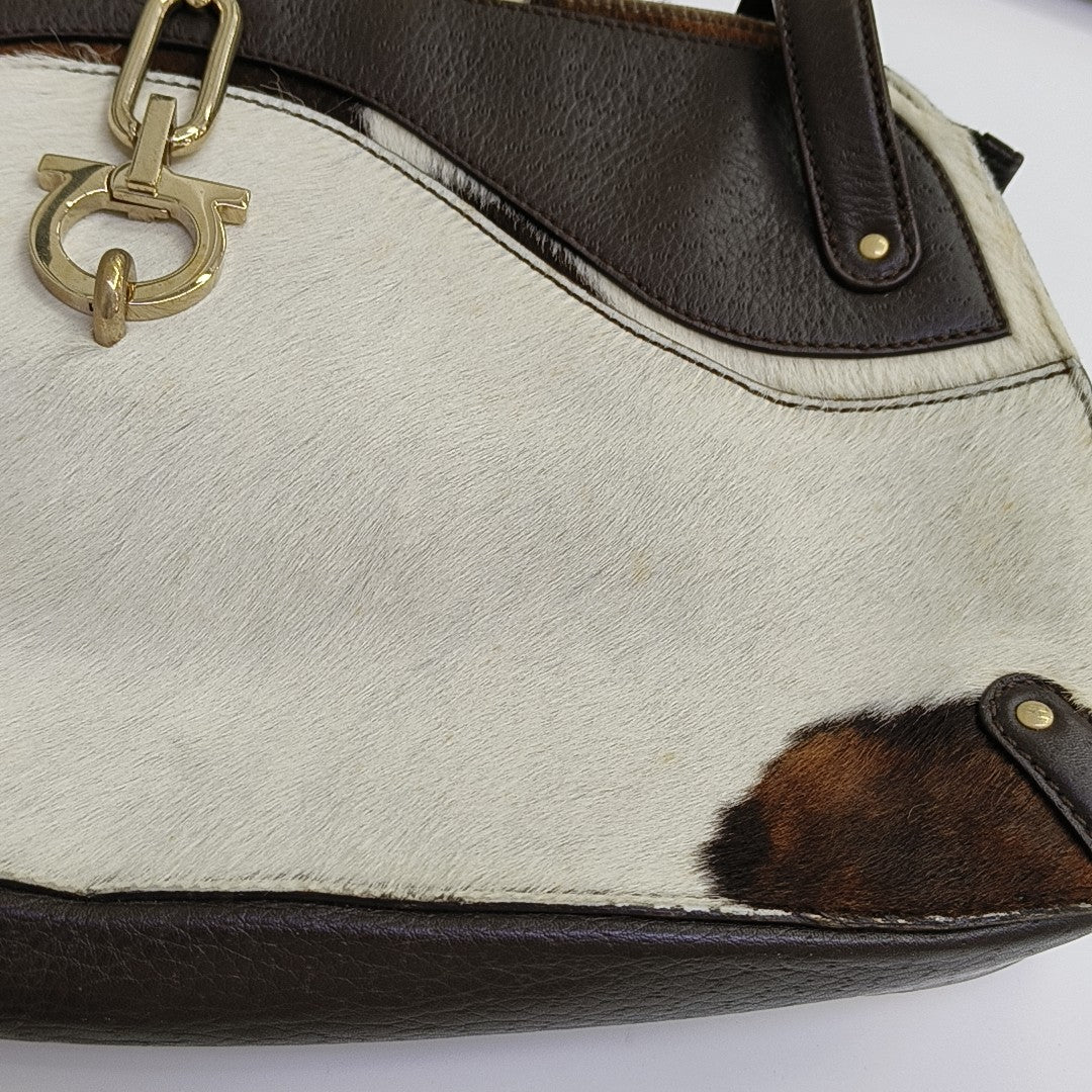 Horsehair Shoulder Bag Multicolor