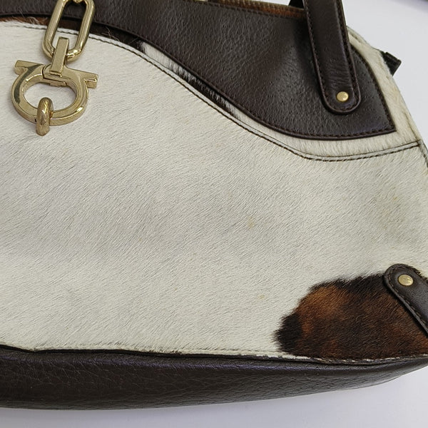 Horsehair Shoulder Bag Multicolor