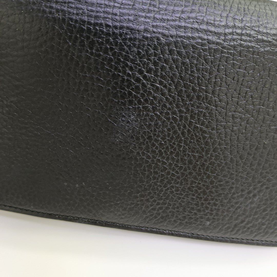 Interlocking G Small Calfskin Black