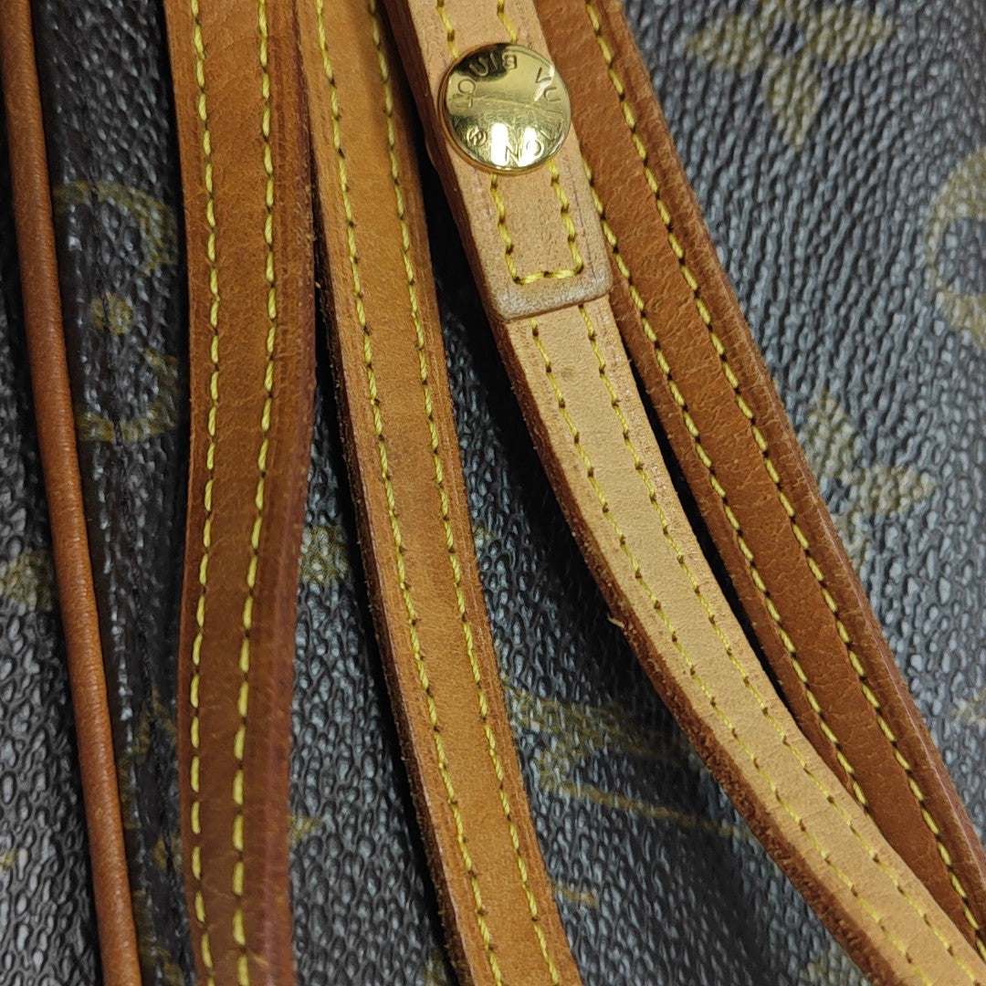TWIN GM Monogram Coated Canvas Brown