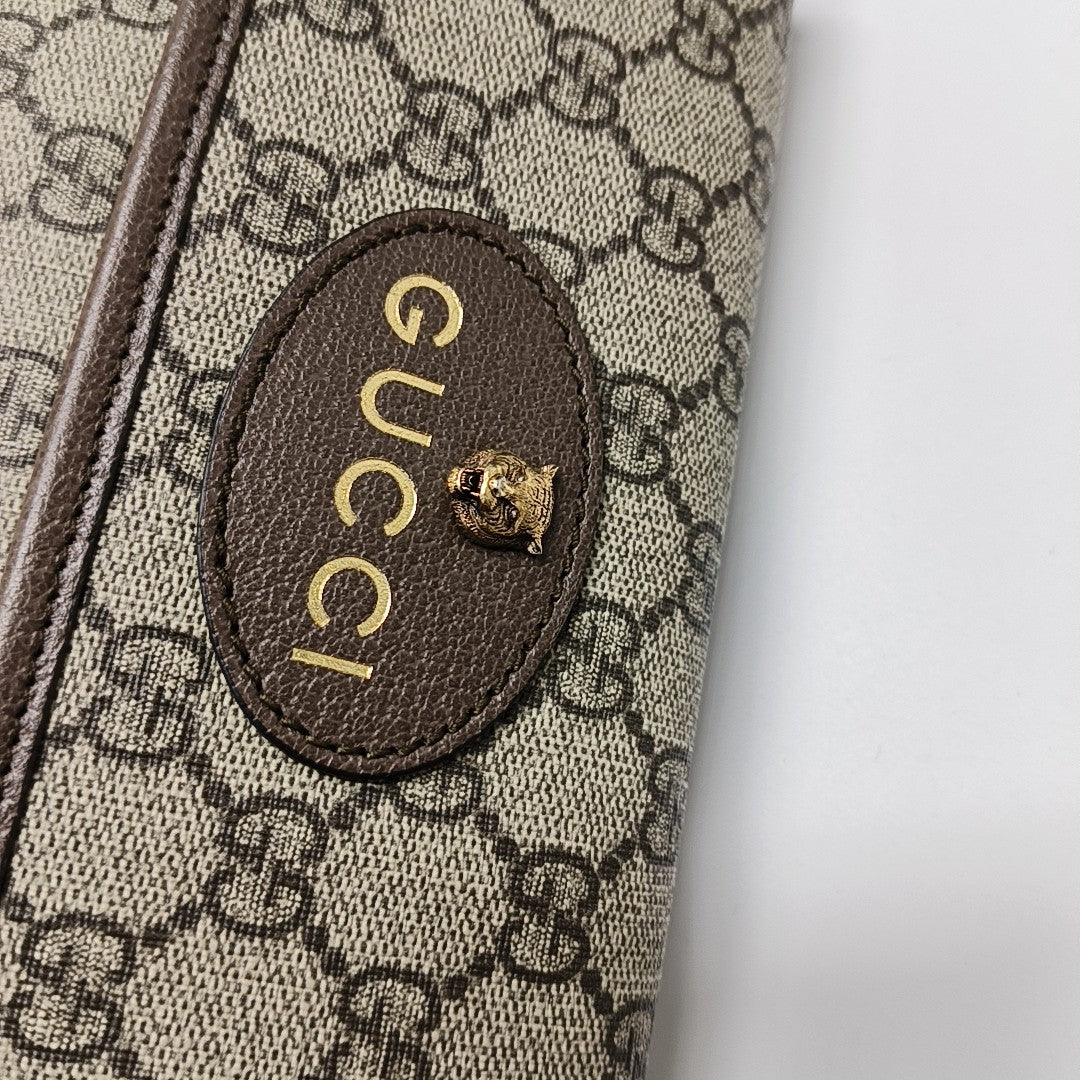 Neo Vintage Monogram Coated Canvas Beige