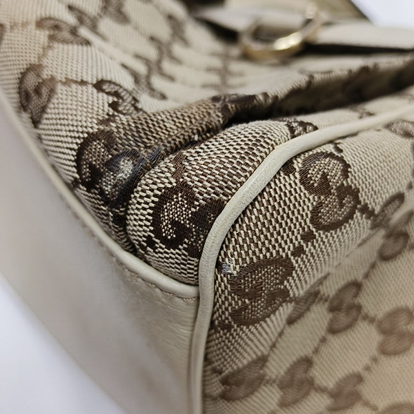 Monogram Canvas Top Handle Bag Brown