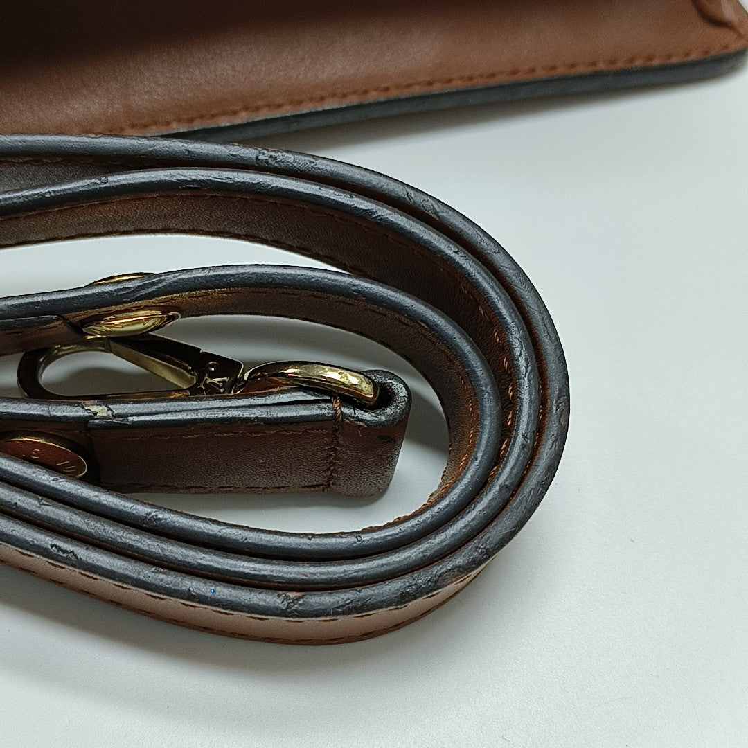 DAUPHINE Mini Monogram Coated Canvas Brown