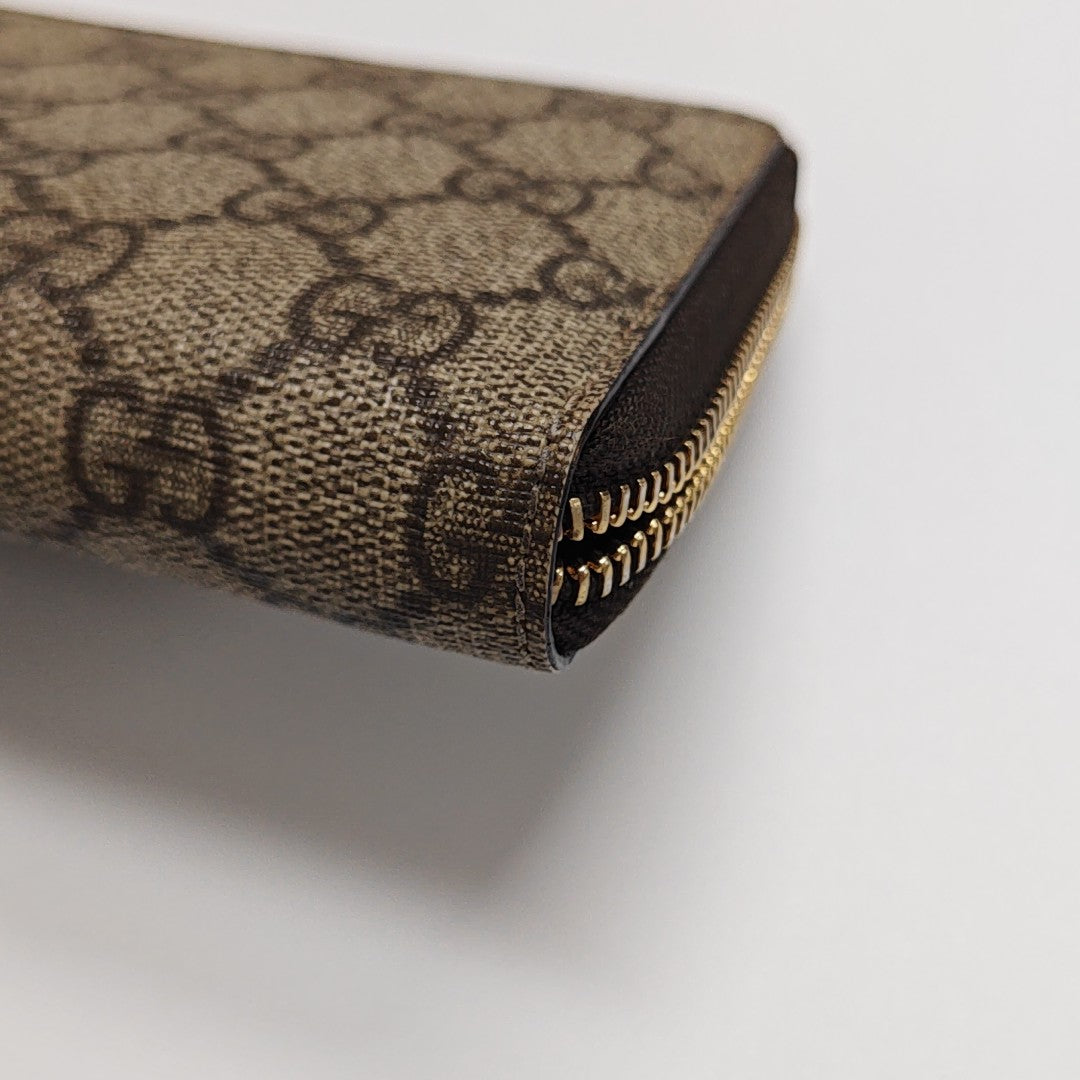 Monogram Coated Canvas Wallet Beige