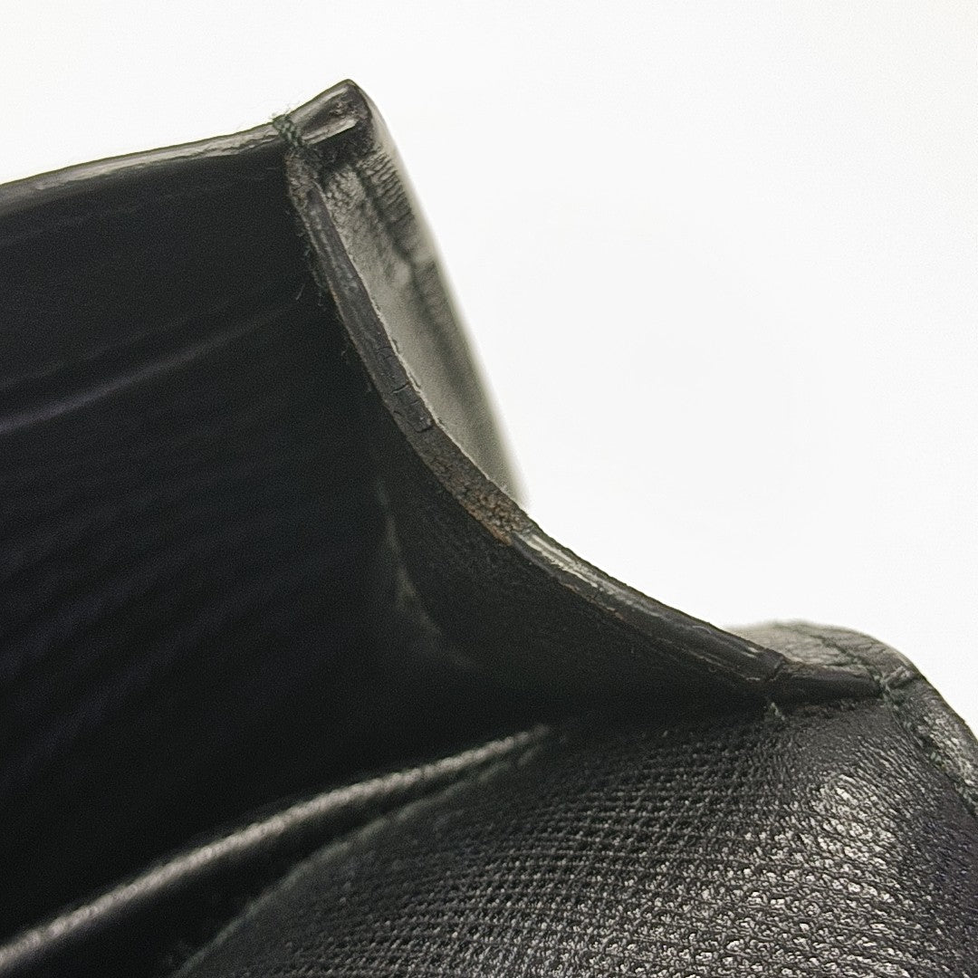 Saffiano Calfskin Shoulder Bag Black