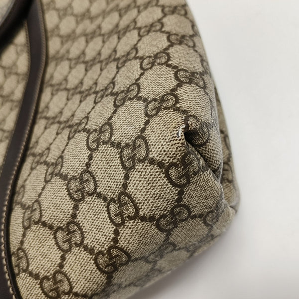Monogram Coated Canvas Tote Bag Beige