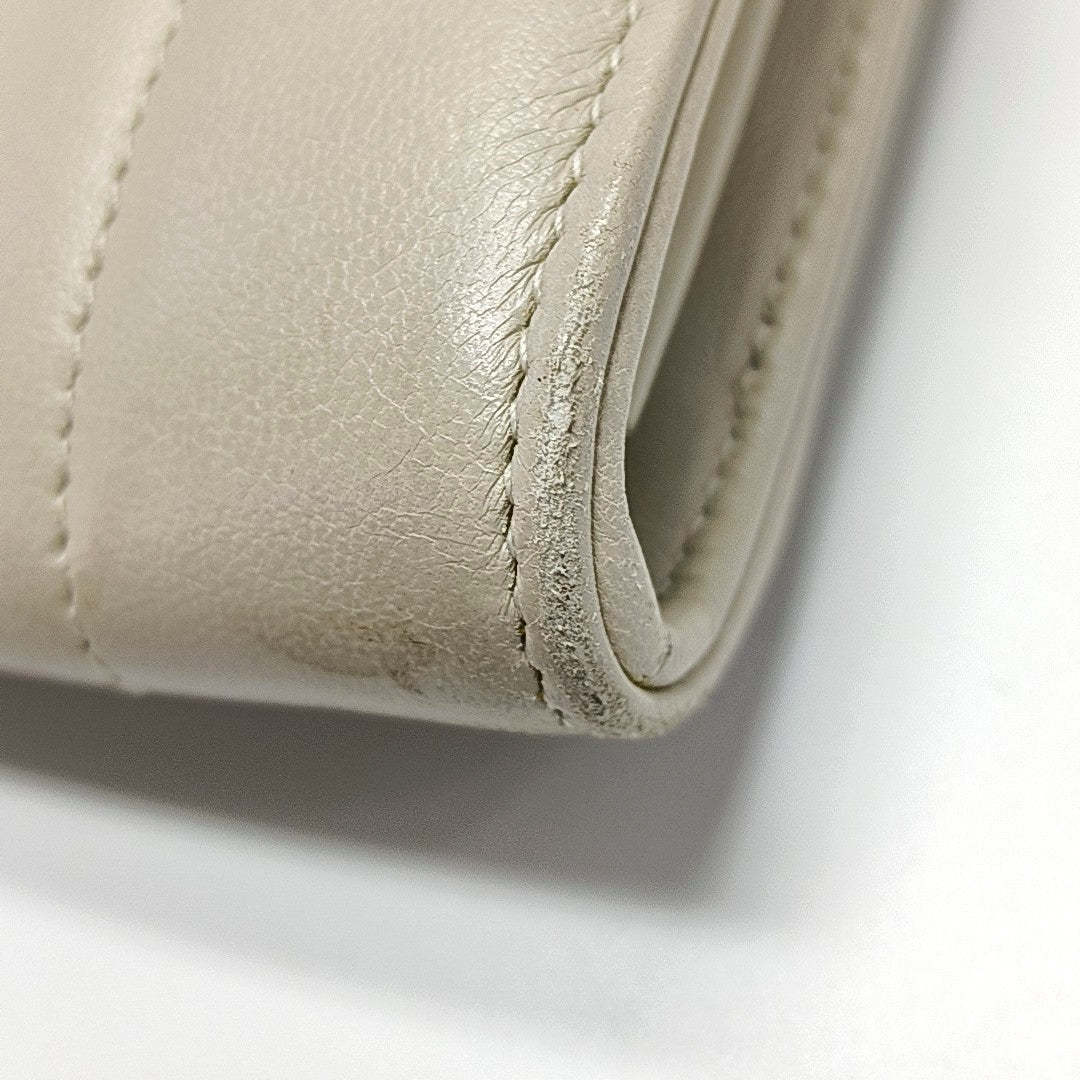 VICKY Quilted Lambskin Beige