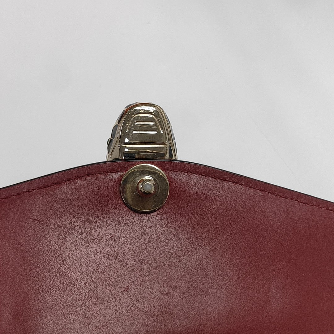 SERPENTI FOREVER Small Calfskin Red