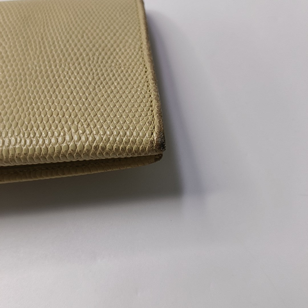 Calfskin Wallet Yellow