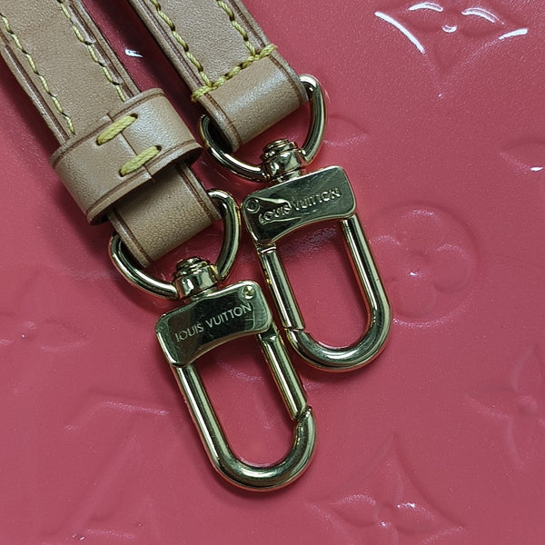 BREA MM Monogram Patent Leather Pink