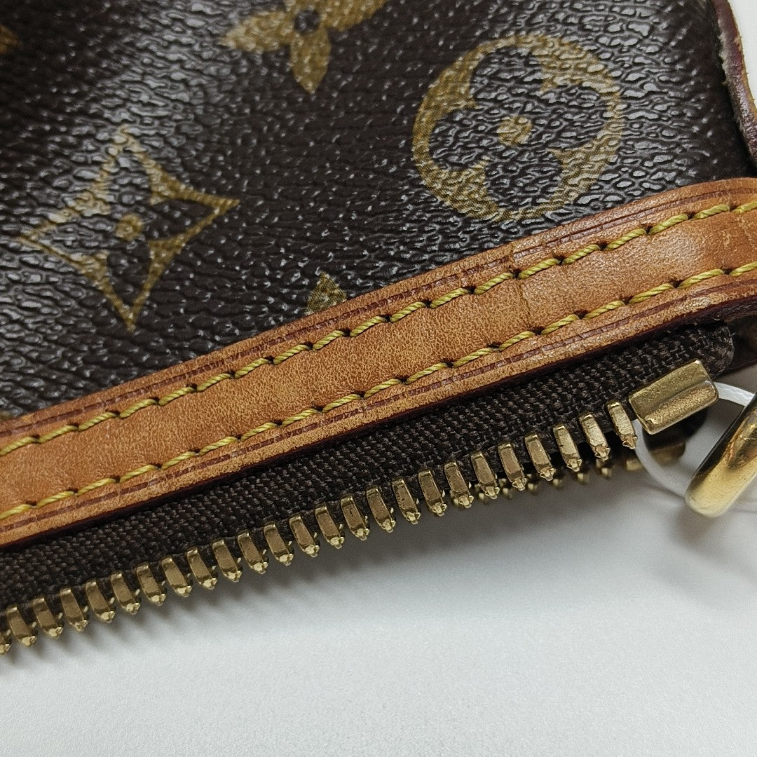 PALERMO PM Monogram Coated Canvas Brown