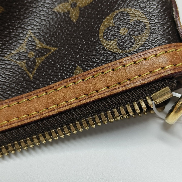 PALERMO PM Monogram Coated Canvas Brown