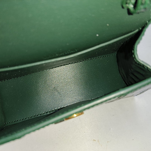 Hourglass Mini Calfskin Green