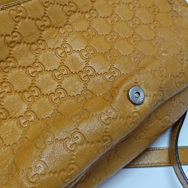 Monogram Calfskin Shoulder Bag Yellow