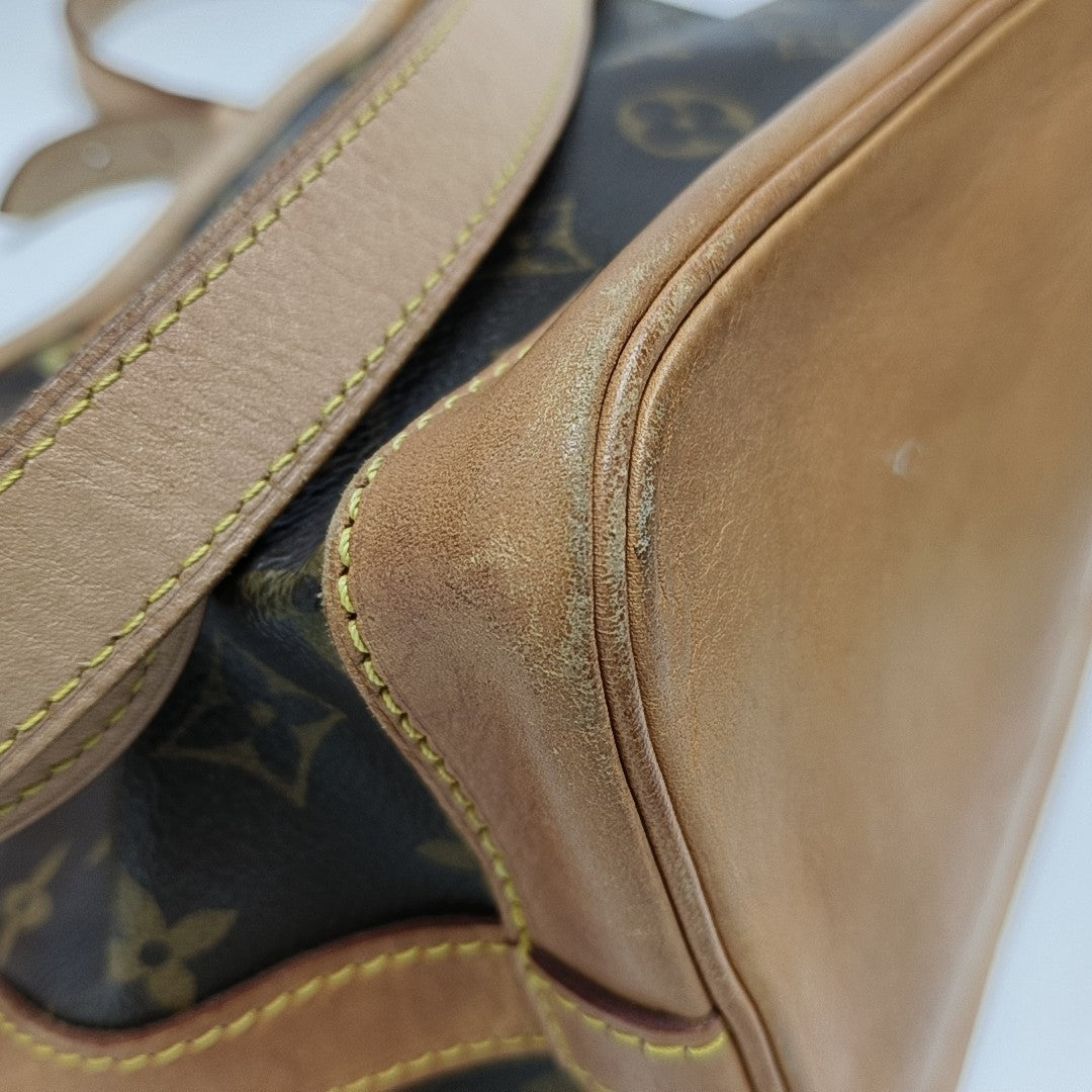 NOÉ BB Monogram Coated Canvas Brown