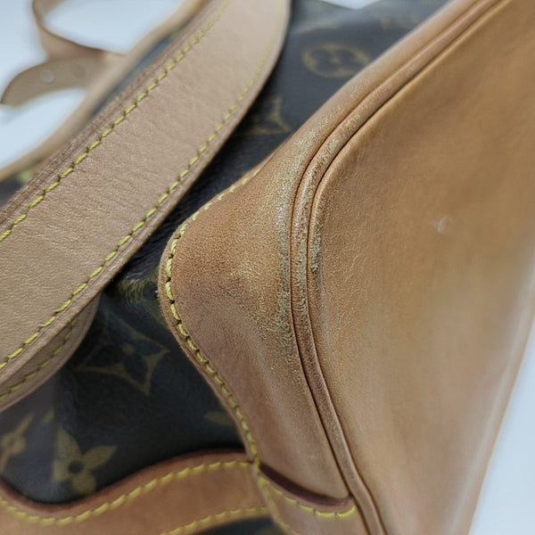 NOÉ BB Monogram Coated Canvas Brown