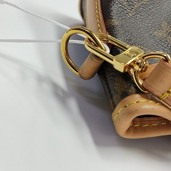 NOÉ Nano Monogram Coated Canvas Brown