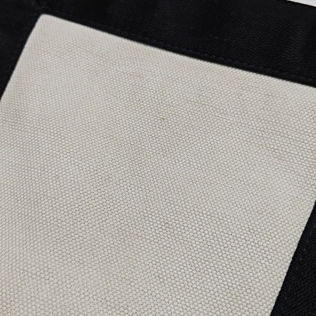 Navy Mini Canvas White