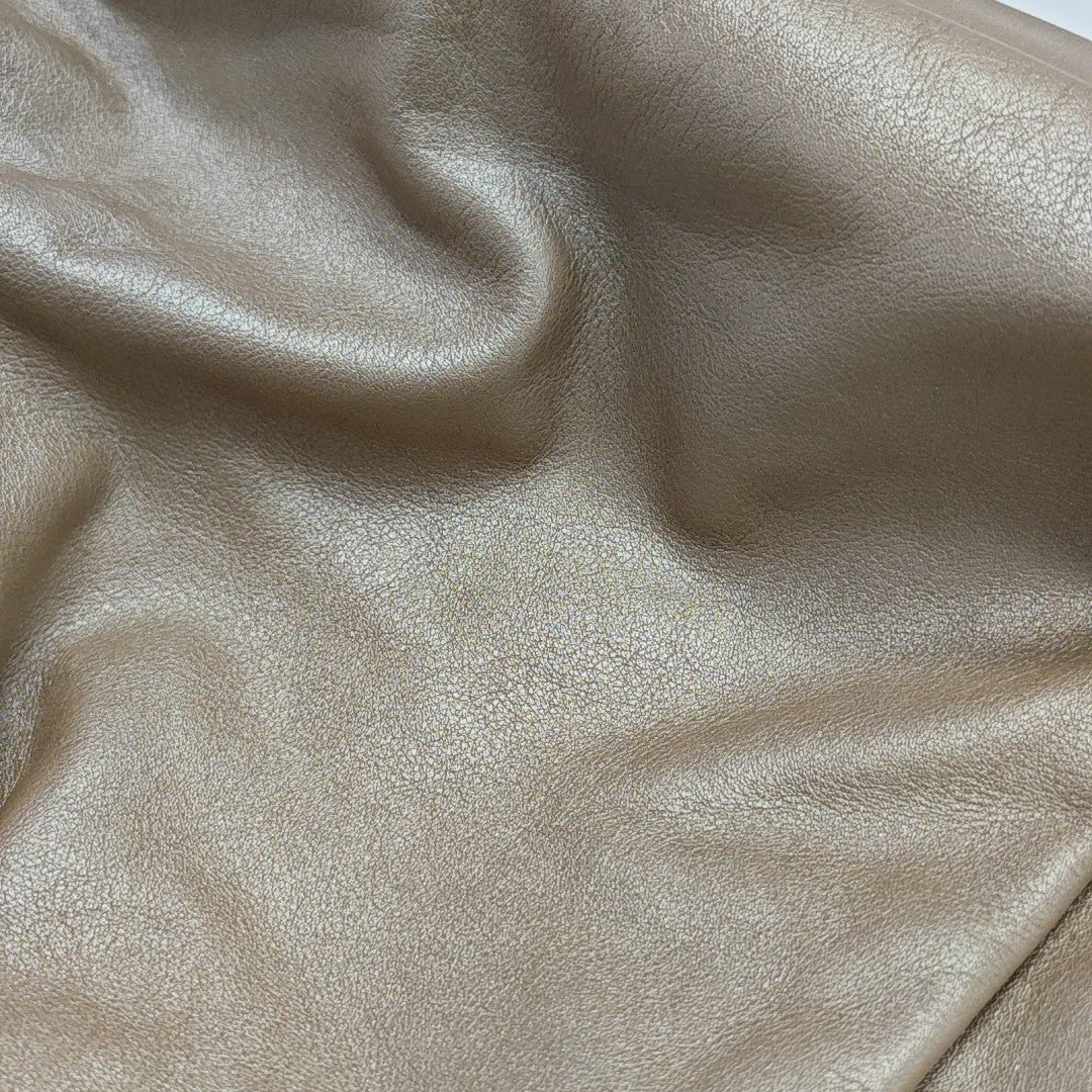 Calfskin Top Handle Bag Beige