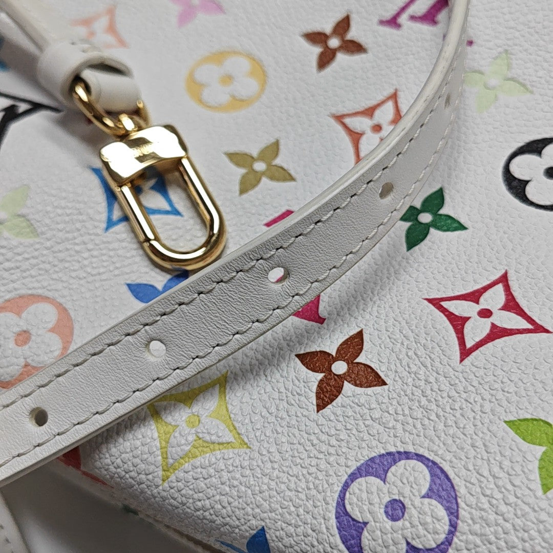 LV × TM SIDE TRUNK MM Monogram Calfskin White