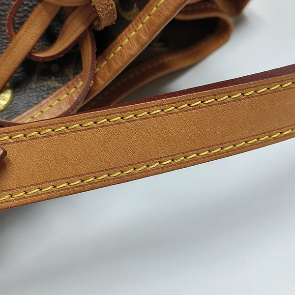 NOÉ MM Monogram Coated Canvas Brown