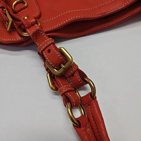 Calfskin Tote Bag Red