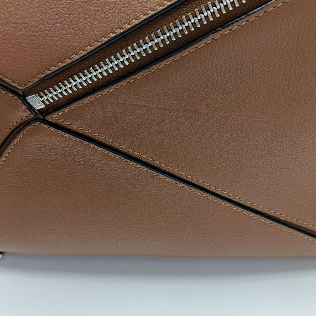 Puzzle Medium Calfskin Brown