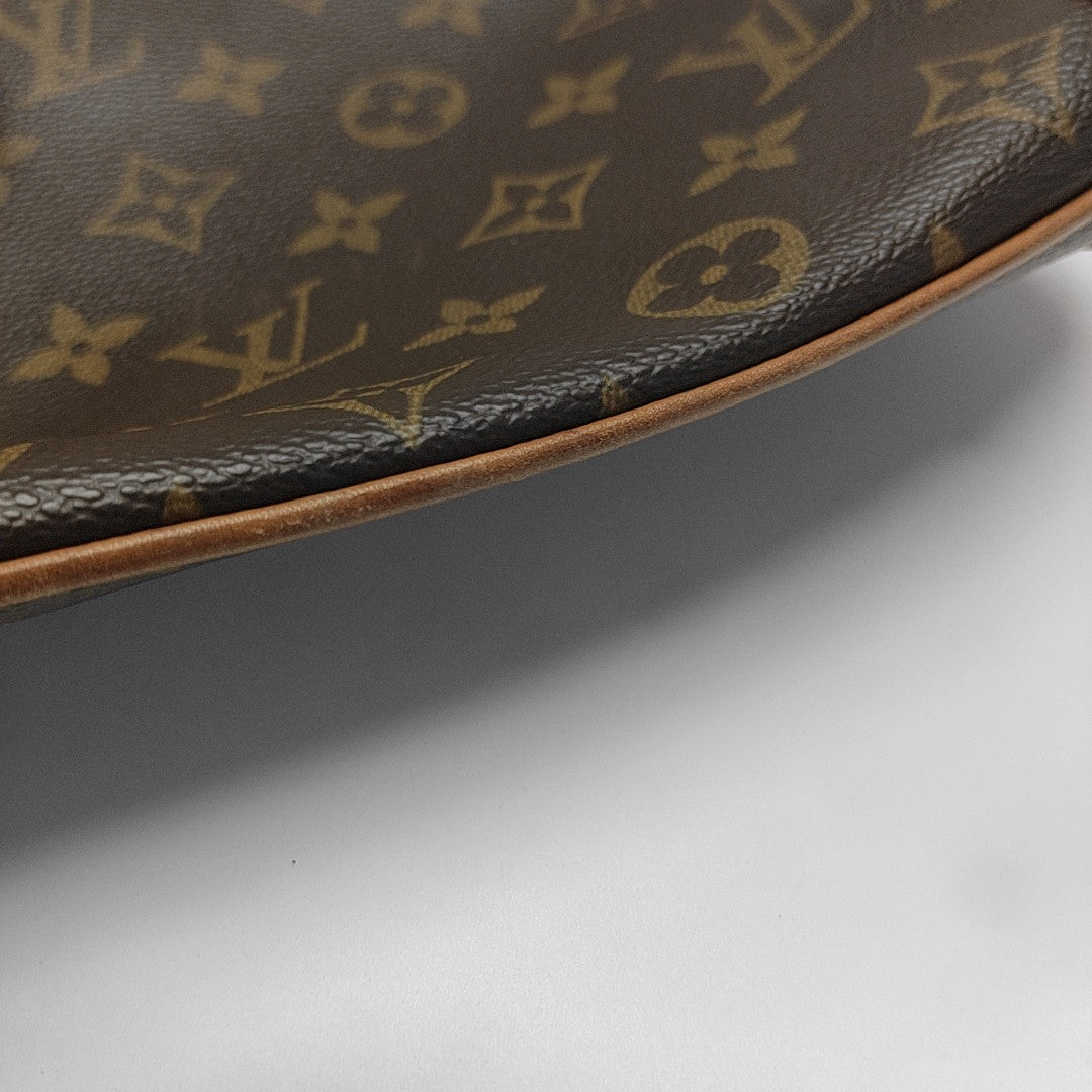 COUSSIN GM Monogram Coated Canvas Brown