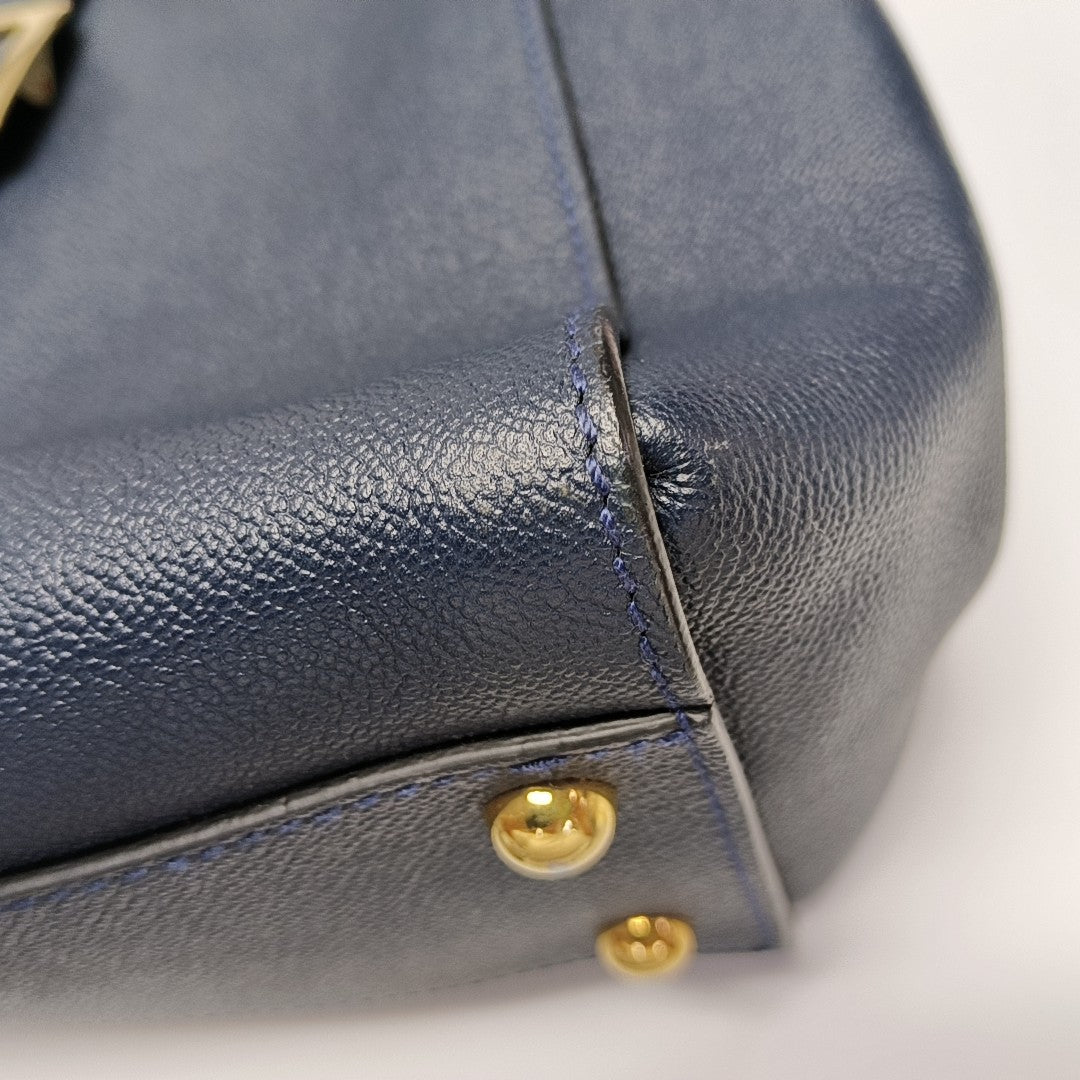 Buckle Calfskin Blue