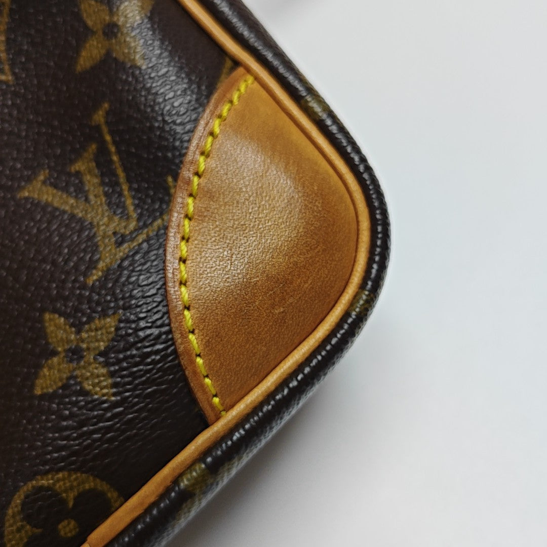 DANUBE Monogram Coated Canvas Brown