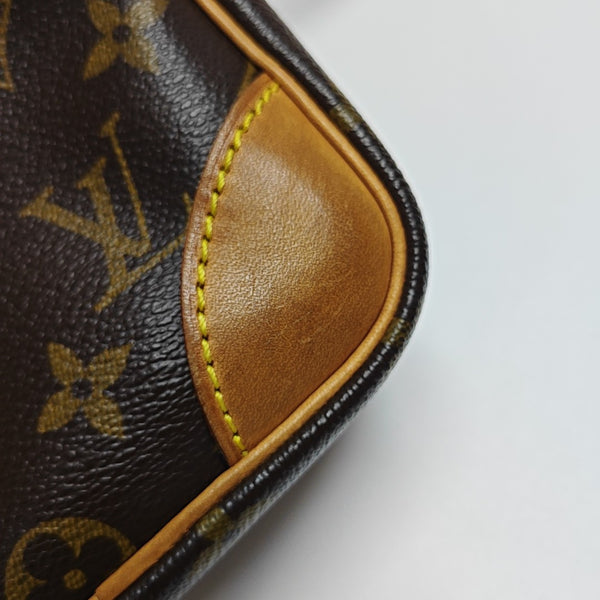 DANUBE Monogram Coated Canvas Brown