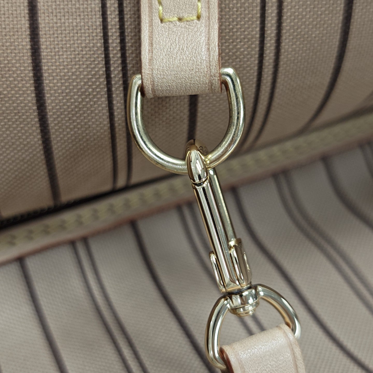 NEVERFULL MM Monogram Coated Canvas Brown