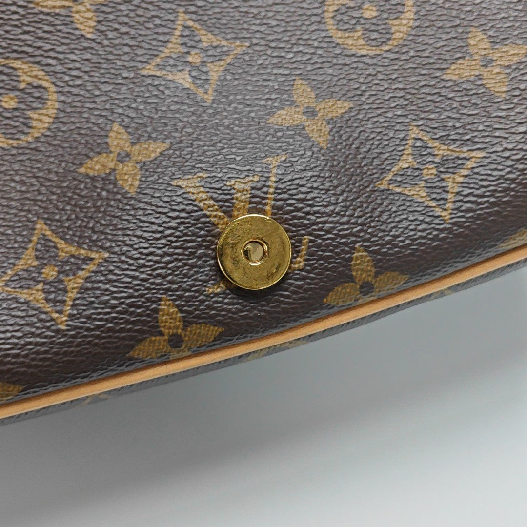 DIANE Monogram Coated Canvas Brown