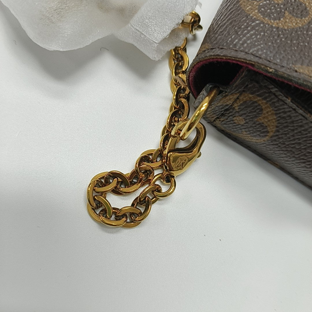 FÉLICIE Monogram Coated Canvas Brown