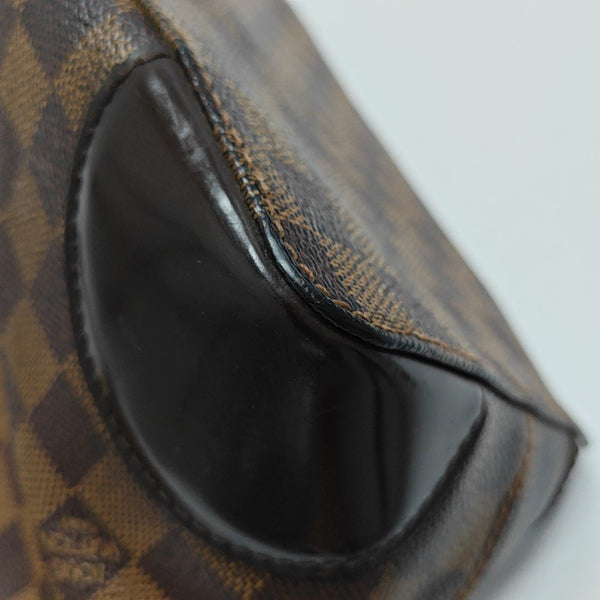 HAMPSTEAD MM Damier Ebene Coated Canvas Brown