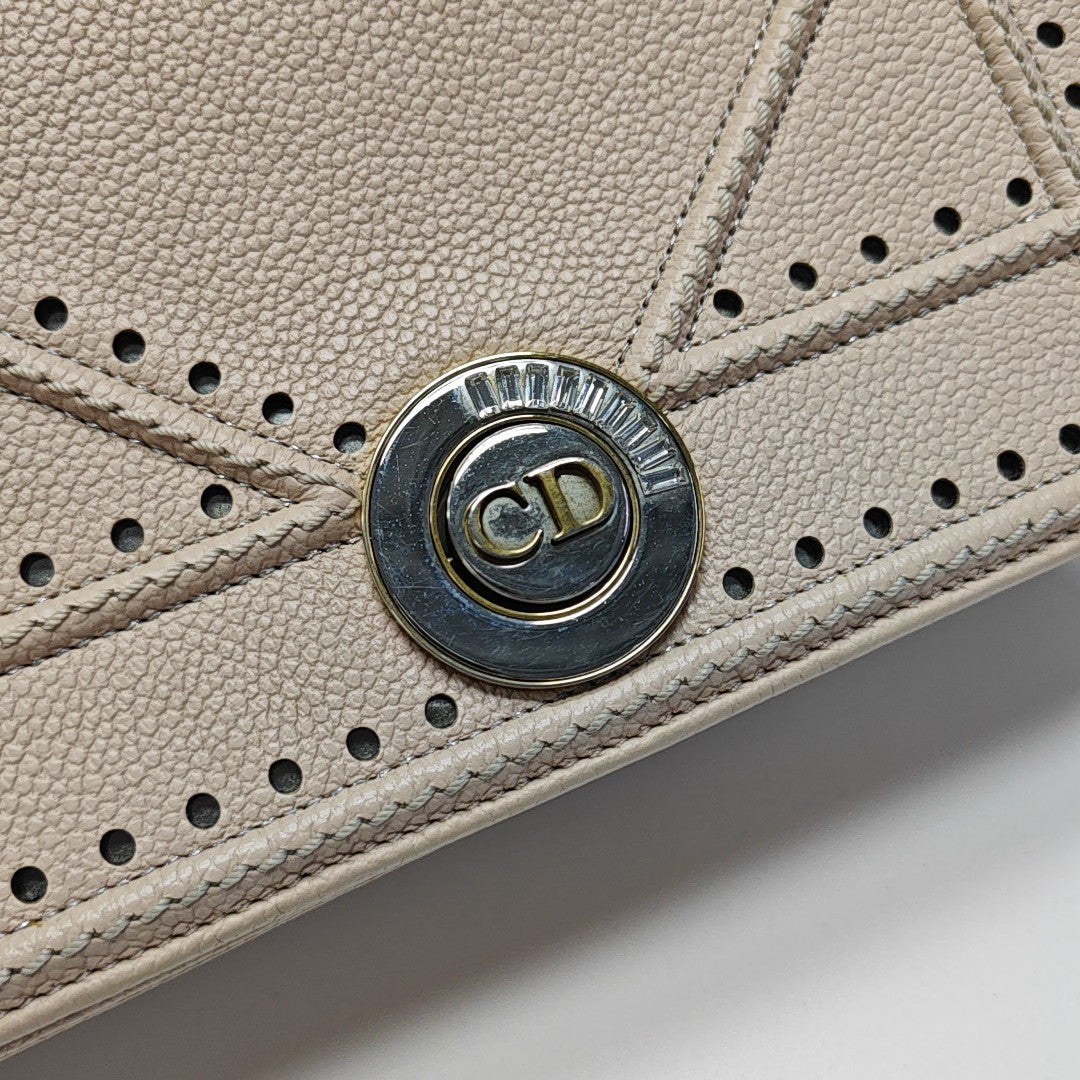 Cannage Calfskin Crossbody Bag Pink