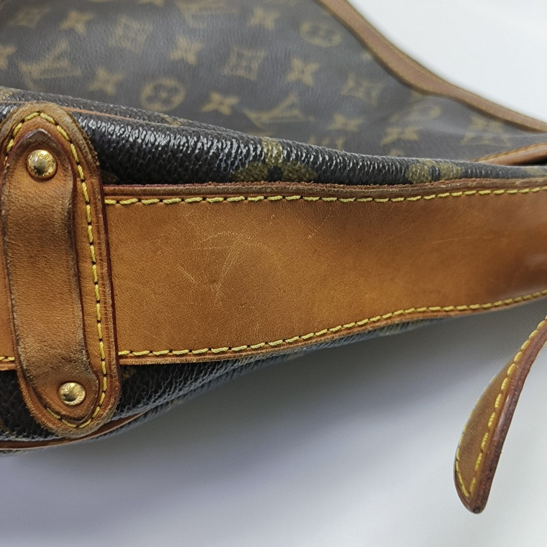 TULUM GM Monogram Coated Canvas Brown