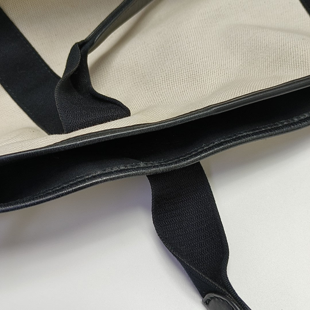 Navy Canvas White