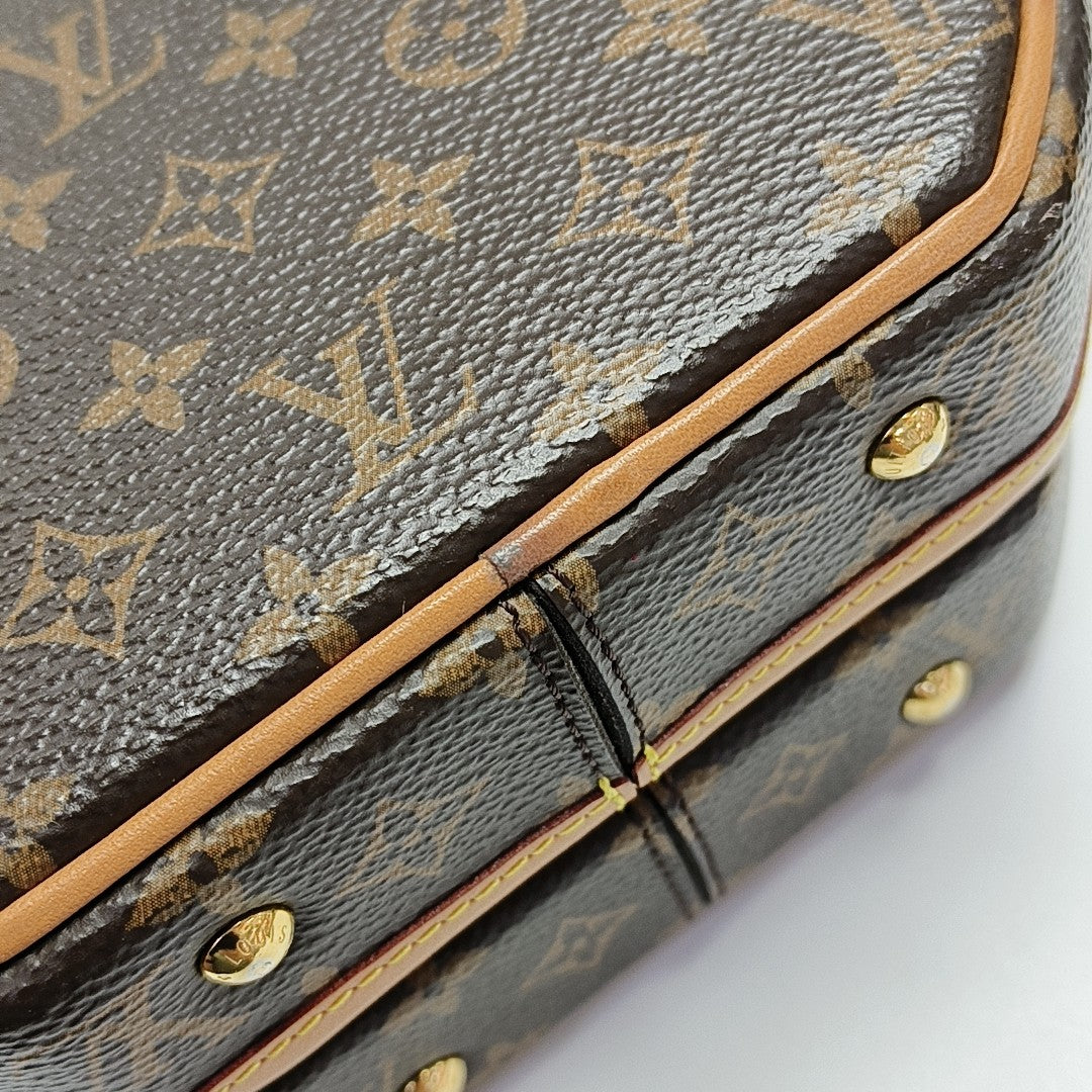 BOITE CHAPEAU PM Monogram Coated Canvas Brown