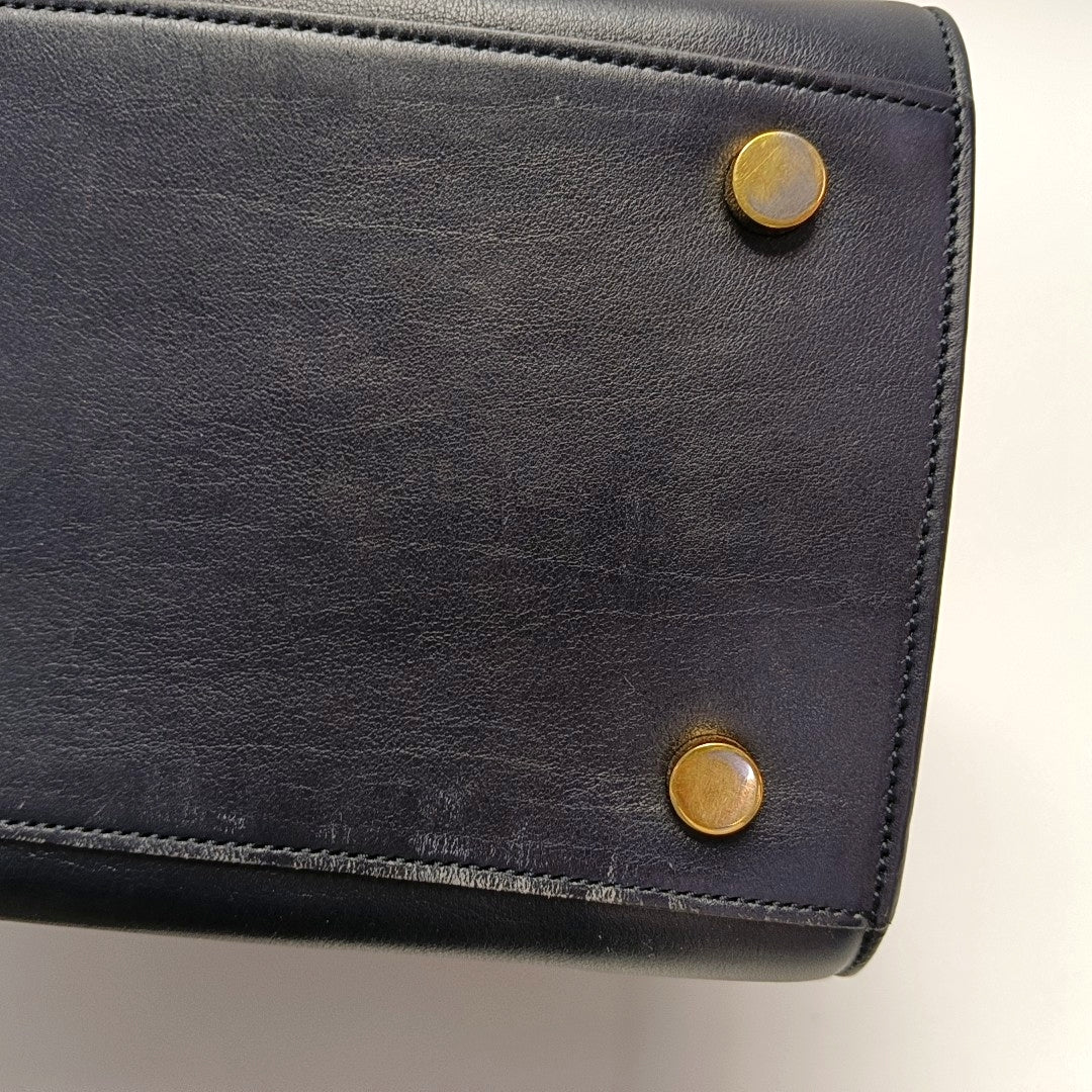 Authenticated pre-owned  SAC DE JOUR Small Calfskin Blue - Shoulder Bag at Looply