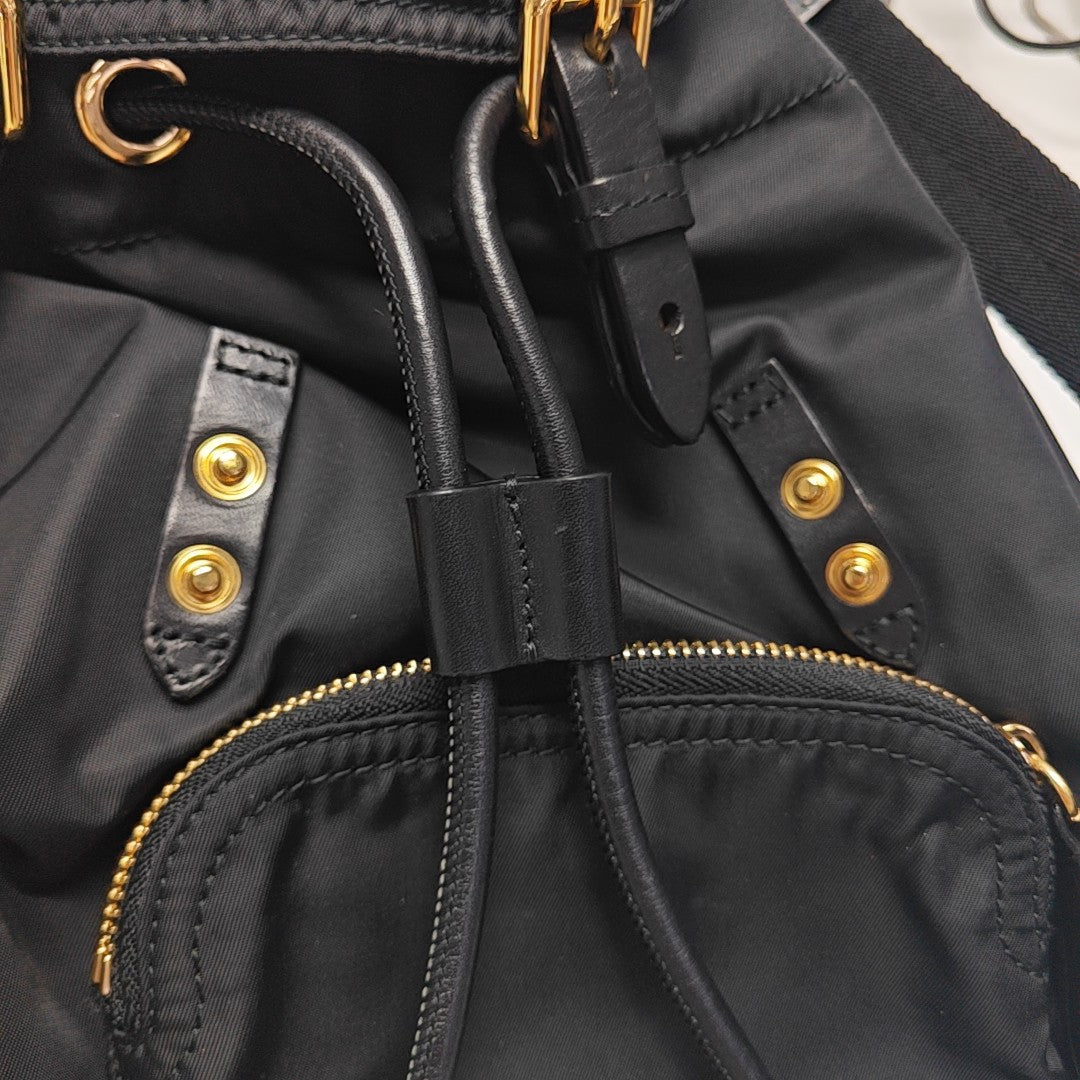 The Rucksack Nylon Black