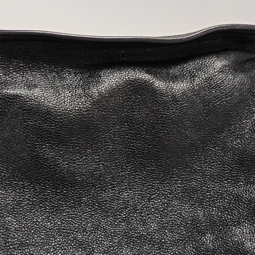 Etiquette Calfskin Black