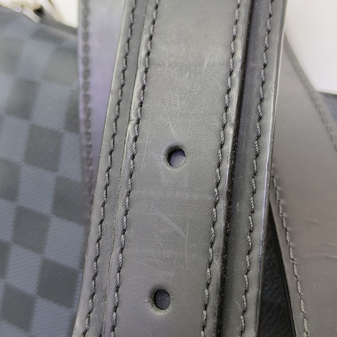 PORTE-DOCUMENTS Damier Coated Canvas Blue
