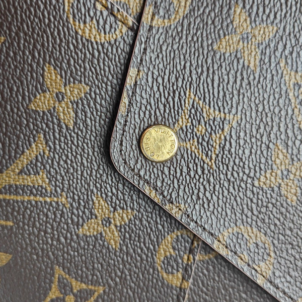 KIRIGAMI Monogram Coated Canvas Brown